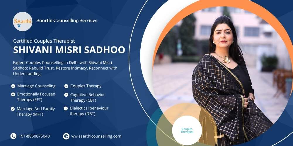 Certified marital therapist in Delhi Shivani Misri Sadhoo